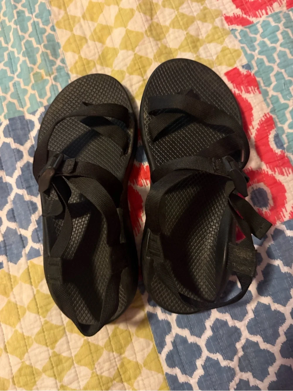 Chaco’s men’  Black Sport Strap Sandals sz 10